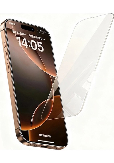 Apple İphone 16 Pro Zore 3d Mobi Hd Temperli Cam Ekran Koruyucu