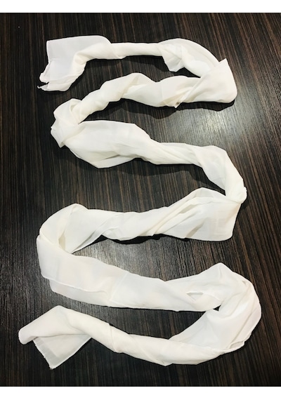 Dolama Sarık...Krem.. 35 Cm X 270 Cm Ebatlarındadır