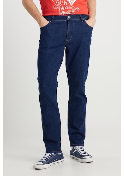 Wrangler Texas Slim Denim Pantolon Dark Indigo Çok Renkli