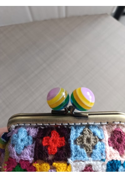 Drc Designs Mini Granny Square Çanta Çok renkli