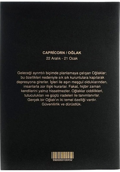 Oğlak Burcu Yıldız Haritası Defter