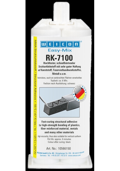 Weıcon EasyMix Rk7100 Yapıştırıcı 50 ML Siyah
