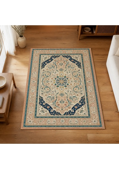 Kartela Halı Mora Halı Jüt Taban Dokuma Halı - 120 X 180 Cm Çok Renkli