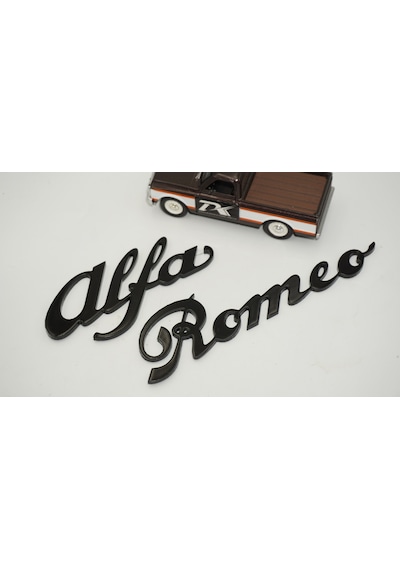 Dk Tuning Alfa Romeo Junior Bagaj Siyah Yazı Logo Arma Bagaj Arma