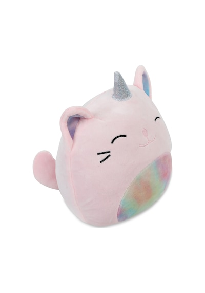 25 Cm Squishy Boynuzlu Kedi Peluş Pembe