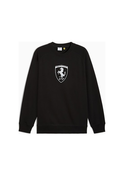Puma Scuderia Ferrari Erkek Siyah Sweatshirt 632788-01 Siyah