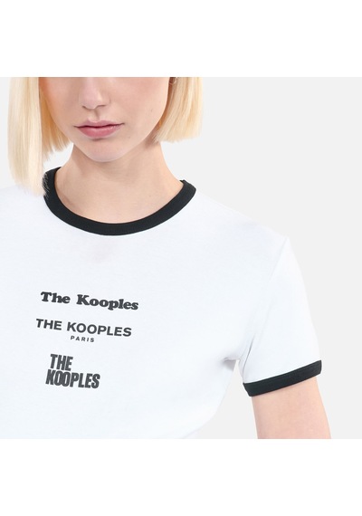 The Kooples Kadın Beyaz T-shırt