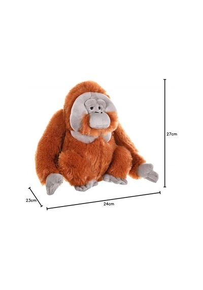 Peluş Erkek Orangutan Peluş 30 Cm Wıld Republıc Ck Serisi Çok Renkli