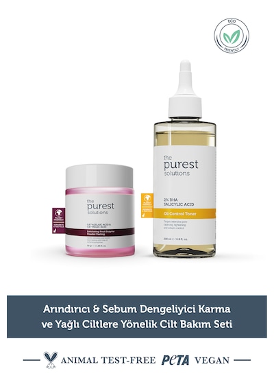 The Purest Solutions Arındırıcı & Sebum Dengeliyici Karma Ve Y...