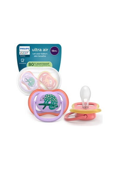 Ultra Air Emzik, Ortodontik, 18+ Ay, Kız, Scf349/47 Bukalemun