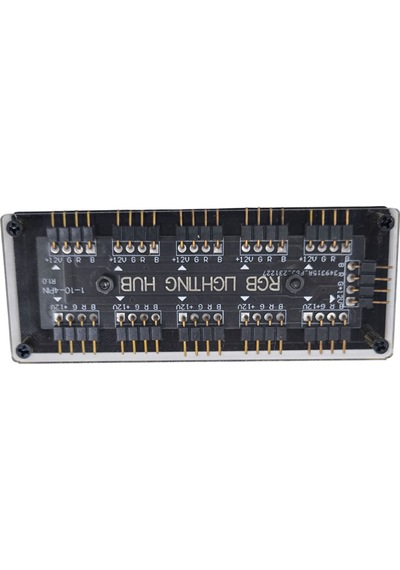 Rgb Led Fan Şerit Hub Splitter 10 Port 12v 4 Pin Kablo Çoklayıcı -