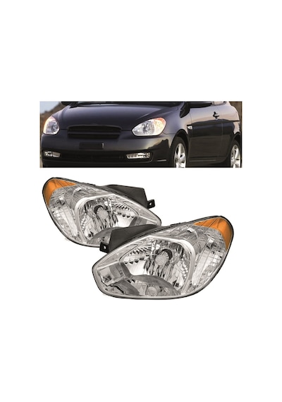 Hyundai Accent Era Sarı Elektırıklı Far Sağ-sol Set 2007-2009