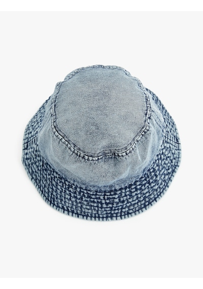 Koton Bucket Şapka Yıkamalı Mavi 4sam40050aa Mavi