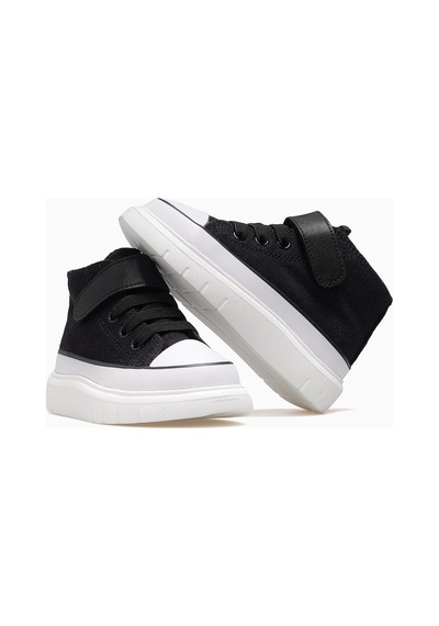 Buckhead Axel Unisex Çocuk Cırtlı Sneaker Ayakkabı 26y Buck4490 Siyah