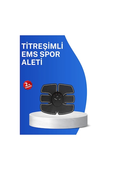 Titreşimli Ems Spor Aleti Karın Kol Ve Bacak Kas Yapma Cihazı 2025 Model Çok Renkli