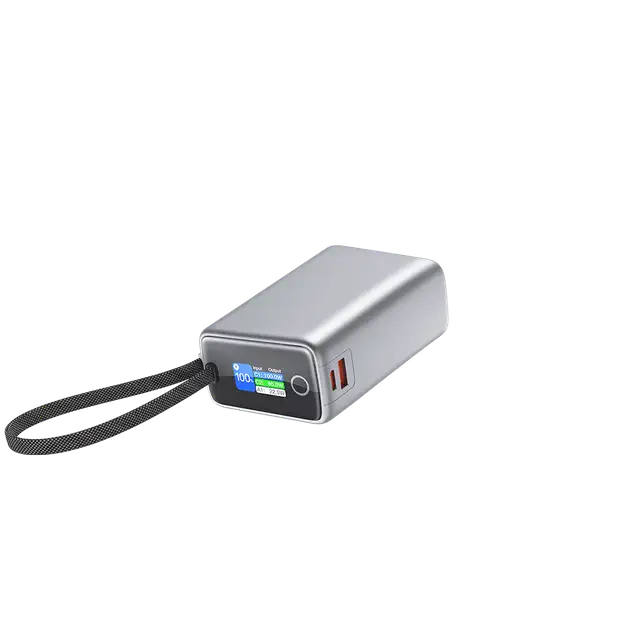 2bb274g Ttec Recharger Pro Max Tft 25.000mah Pd 100w Usb-c Dahili Kablolu Taşınabilir Hızlı Şarj Aleti/powerbank 2bb274 Gümüş