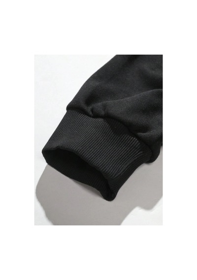 Tarzsokak Hypemode Expression Print Drawstring Waist Eşofman Altı Siyah