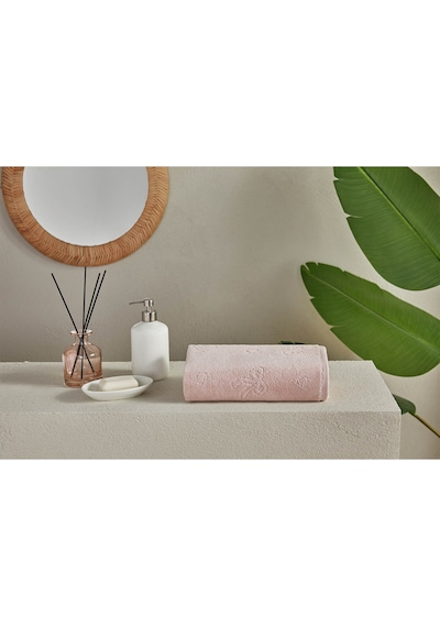 Özdilek Floretta Bow El Ve Yüz Havlusu 50x80 Cm Pembe
