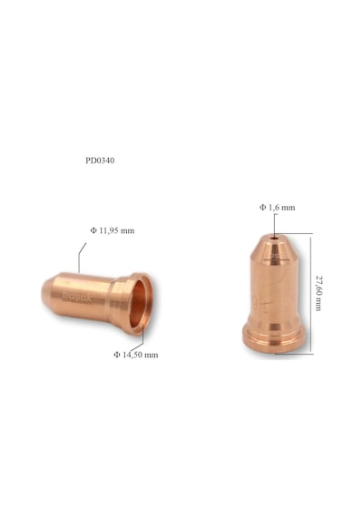 Trafimet Pt 100 1,6mm Plazma Kesim Meme 51248.14 Pd0340-16