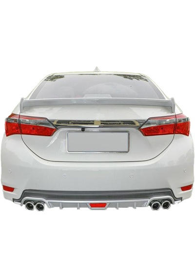 Toyota Corolla Uyumlu Yedek Parça Spoiler Boyasız Fiber