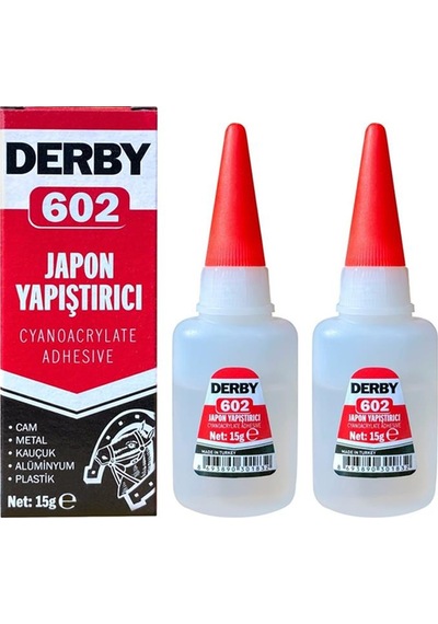 Derby 602 Japon Yapıştırıcı 15gr 2 Adet
