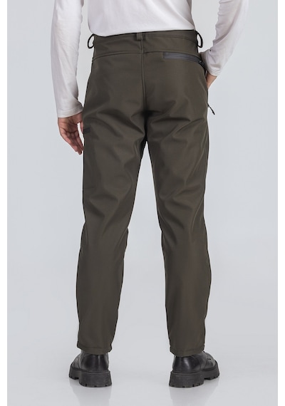 Vatan Tekstil Erkek Suya Ve Rüzgara Dayanıklı Softshell Outdoor Pantolon Haki