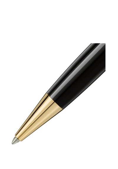 Montblanc Meisterstuck Altın Kaplama Klasik Tükenmez Kalem Siyah