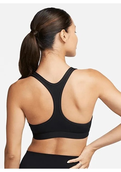 Nike Spor Takım 2"li Set Yarım Tayt Ve Büstiyer Siyah