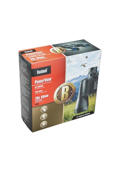 Bushnell 20x50 Powerview El Dürbünü Siyah