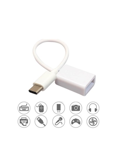 Wozlo Usb To Type-C Çevirici Dönüştürücü Otg Kablo