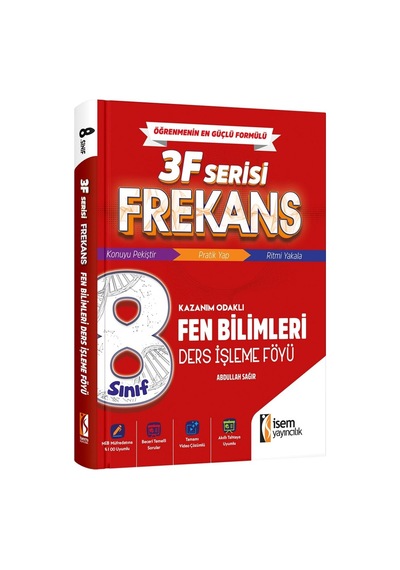 İsem 8. Sınıf Frekans Fen Bilimleri Ders İşleme Föyü İsem Yayıncılık
