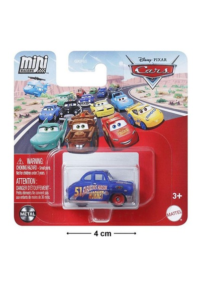 Disney Pixar Cars - Mini Racers - Fabulous Hudson Hornet Lacivert