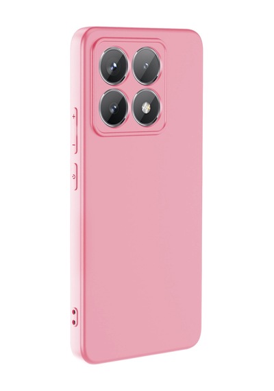 Xiaomi 14t Kılıf Yumuşak Silikon Kamera Korumalı Lansman Pazarplus Pembe