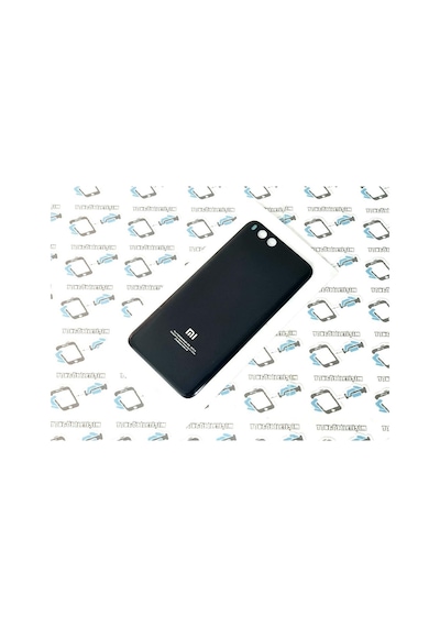 Xiaomi Mi 6 Arka Kapak Batarya Pil Kapağı (Cam) Siyah