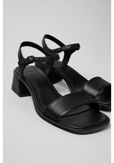 Camper Kora Sandal Kadın Siyah Deri Sandalet-14572 Camper Kora Sandal Kadın Siyah Deri Sandalet-14572