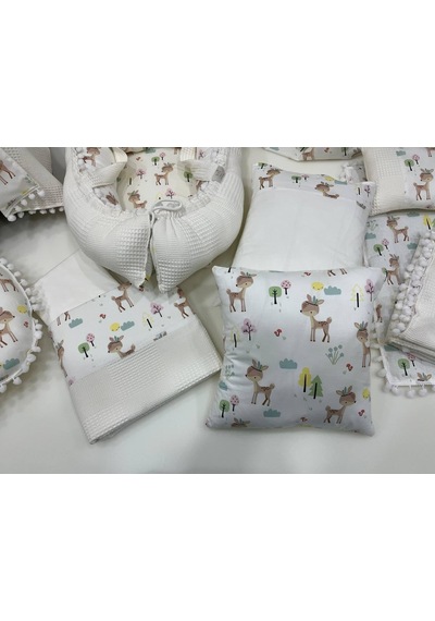 Tr Çok Amaçlı Babynest, Puset Örtüsü Ve Minderi,alt Açma Ve Battaniye, Nevresim Takımı Emzirme Minderi, Emzirme