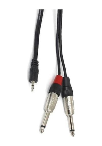3.5 Mm Stereo To 2X6.3 Mm Mono Kablo 1.5 Metre