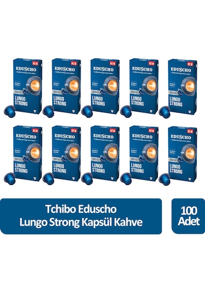 Tchibo Eduscho Lungo Strong Kapsül Kahve 100 Kapsül Kapsül Kahve