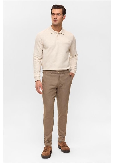 Süvari Bej Slim Casual Pantolon Pn2020500731-bj3 Bej