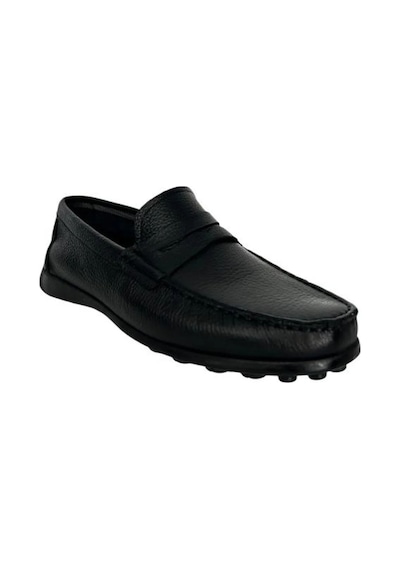 Kemal Tanca 887 2556 Erkrk Hakiki Deri Loafer Ayakkabı siyah