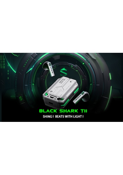 Black Shark Auricular Sem Fio Black Shark T11 RGB Bluetooth 5.3 Kulaklık