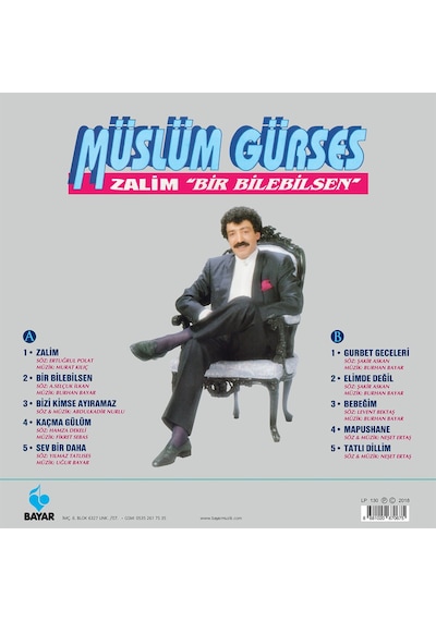 Müslüm Gürses - Zalim - Bir Bilebilsen Plak
