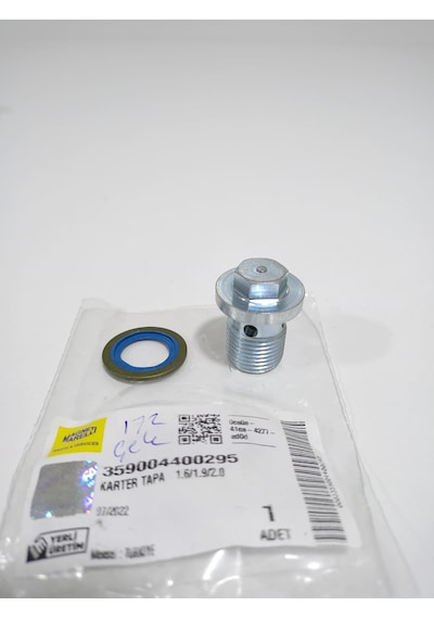 Opar Magnetti Marelli Fiat Doblo Linea Egea Bravo Alfa 159 1.6 Jtd Motor Yağ Karter Tapası Delikli 1 Adet