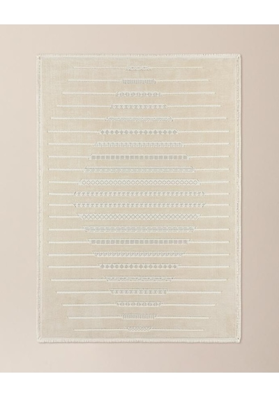 Madame Coco Treıllıs Halı - Kemik - 120x180 cm Kemik