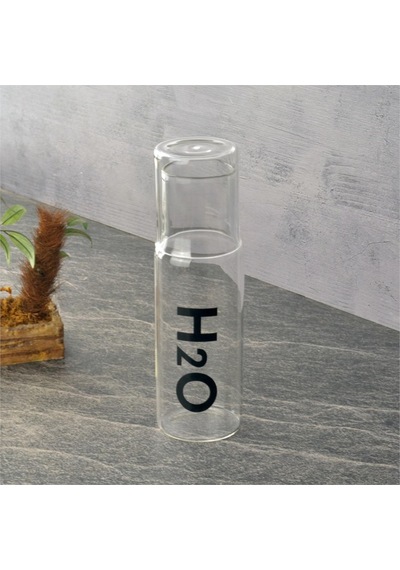 Cam Başucu Sürahisi 22 Cm 600 Ml