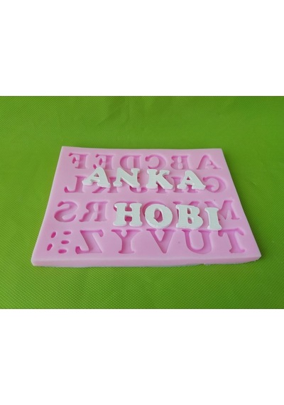 Alfabe Harf 2,5 Cm Silikon Kalıp