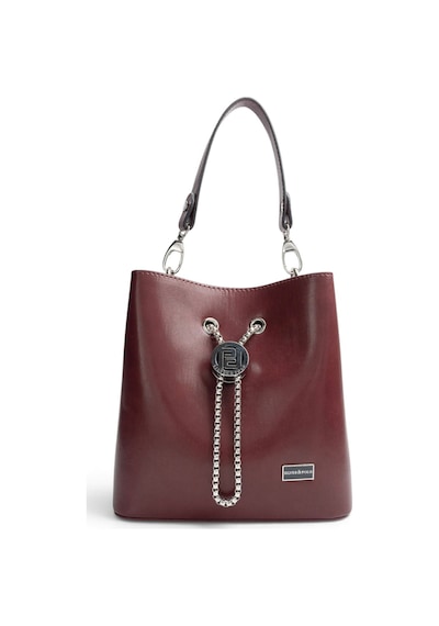 Silver & Polo Silver Polo Bordo - Bordo Düz Cilt Kadın Çapraz Çanta Sp967