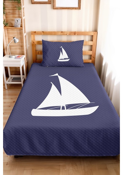 Lacivert Yelkenli Marine Genç Odası Tek Kişilik Pike Takımı-minimal 160x220 Cm Kapitone Yatak Örtüsü Eski Güneş Yansıması Lacivert Yelkenli Marine Genç Odası Tek Kişilik Pike Takımı-minimal 160x220 Cm Kapitone Yatak Örtüsü Eski Güneş Yansıması