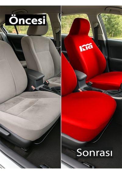 Kia Soul İle Uyumlu Oto Koltuk Kılıfı İle Aracinizi Yenileyin Konforu Ve Kaliteyi Yasayin Kırmızı Kırmızı