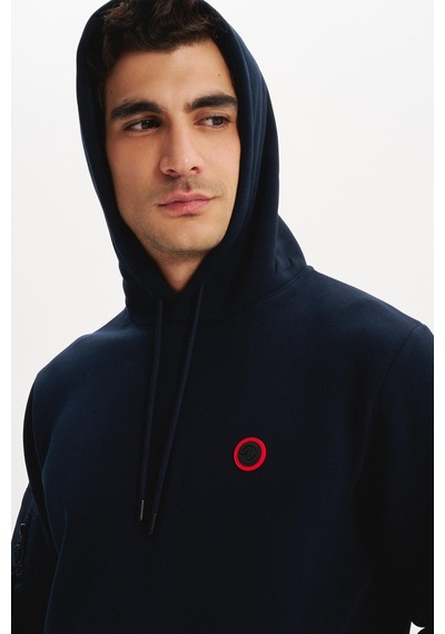 AR-MA Arma Erkek Regular Fit 3 İplik Şardonlu Kanguru Cepli Kapüşonlu Sweatshirt Pamuk Polyester Karışımı K30254629202 Lacivert AR-MA Arma Erkek Regular Fit 3 İplik Şardonlu Kanguru Cepli Kapüşonlu Sweatshirt Pamuk Polyester Karışımı K30254629202 Lacivert